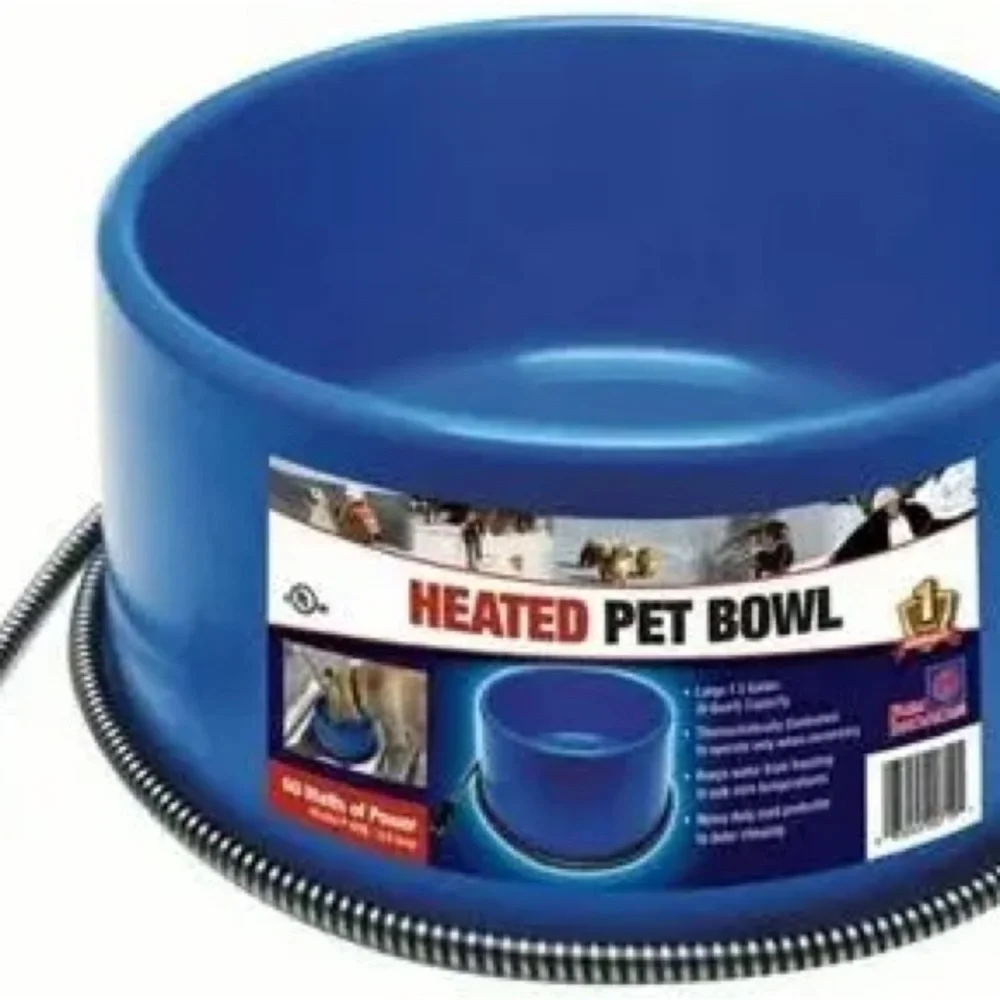 Heated Pet Bowl - Blue